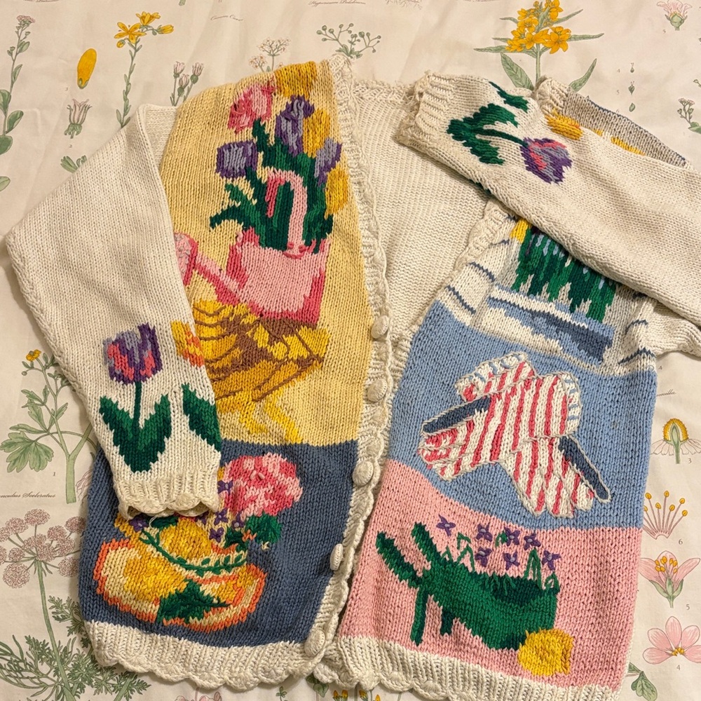 Handmade spring sweater